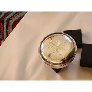 Pewter Boardman Colonial  ROUND Shape Box 1976 SIGNED